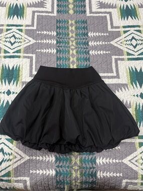 NWT Offline by Aerie Black Bubble Skort with High Stretch Waistband & Pockets